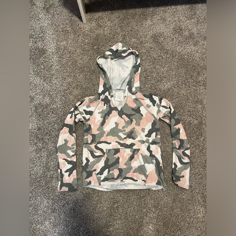 Girls Billabong hooded sweatshirt, size M (7/8)